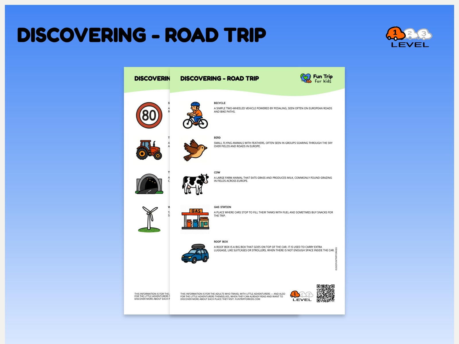 Discovering — road (EN) level 1