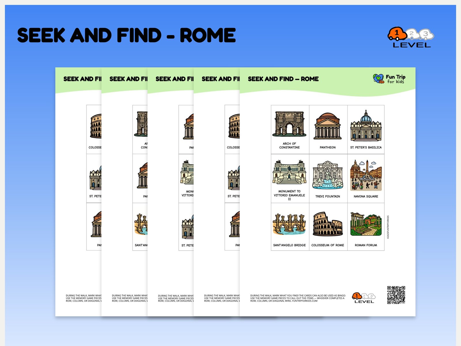 Seek and Find — roma (EN) level 1