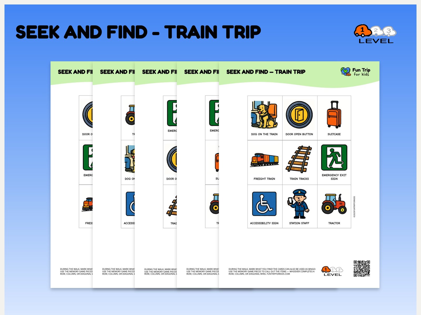 Seek and Find — train (EN) level 1