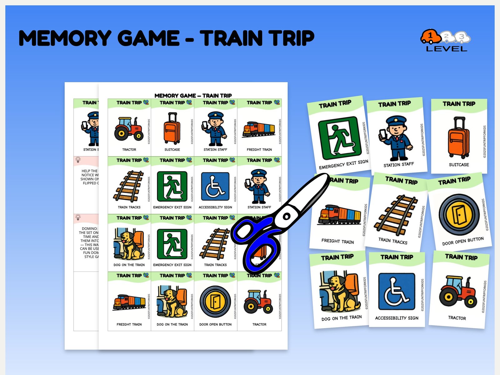 Memory Game — train (EN) level 1