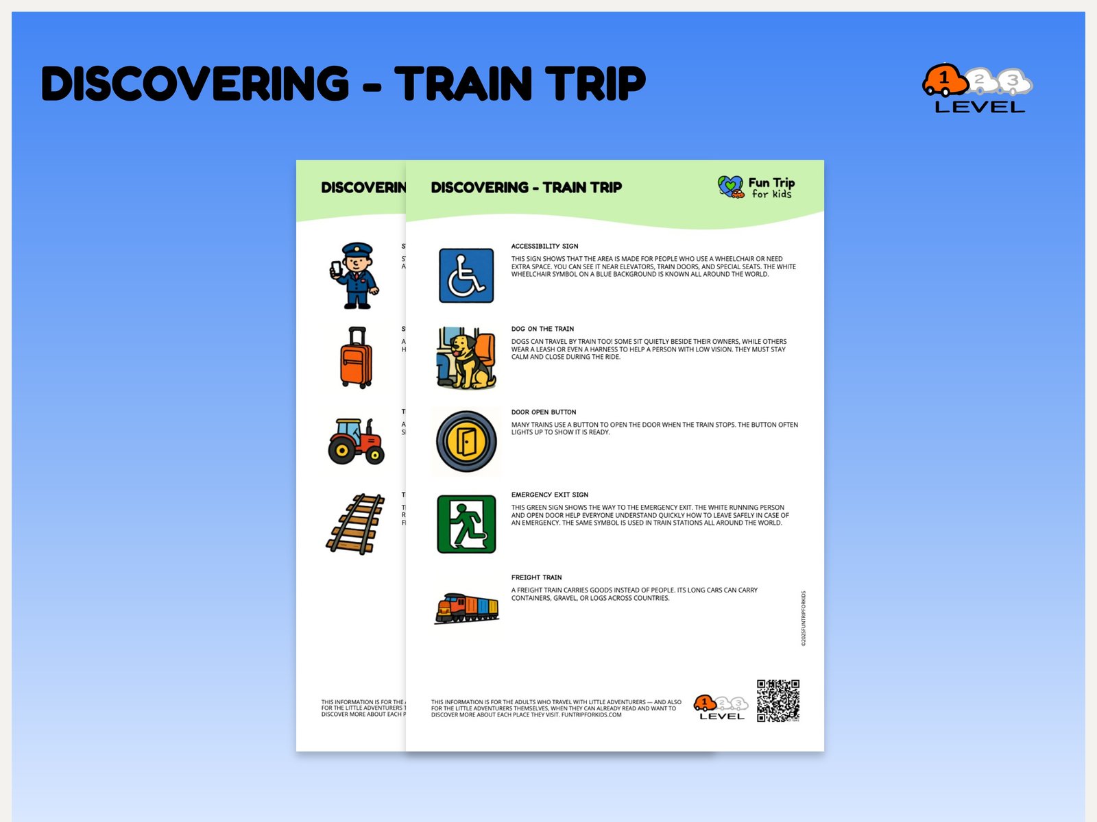 Discovering — train (EN) level 1